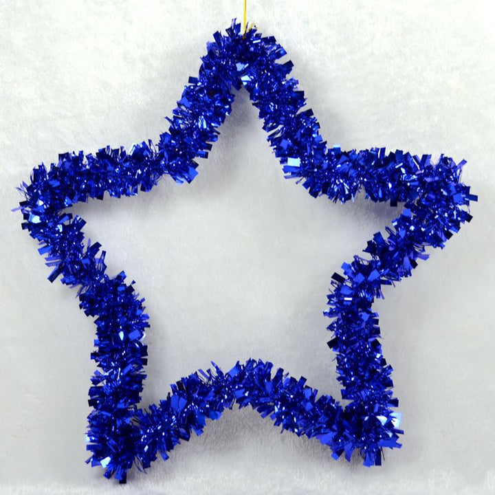 Dekorative Weihnachtsstern Girlande