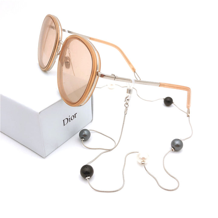Elegante Perlenakzent Eyewear Kette Karnz