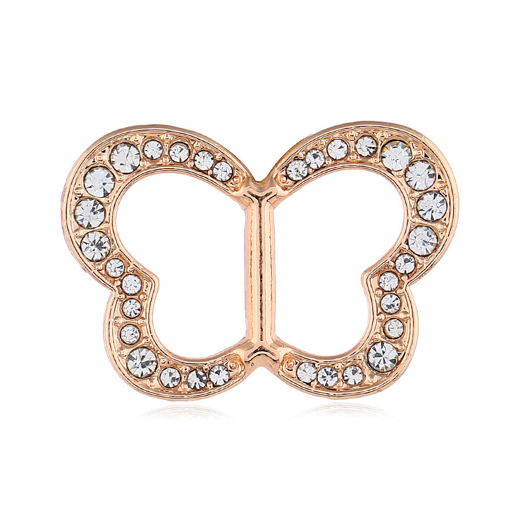 Dekorative mit Strass verzierte Brosche Karnz