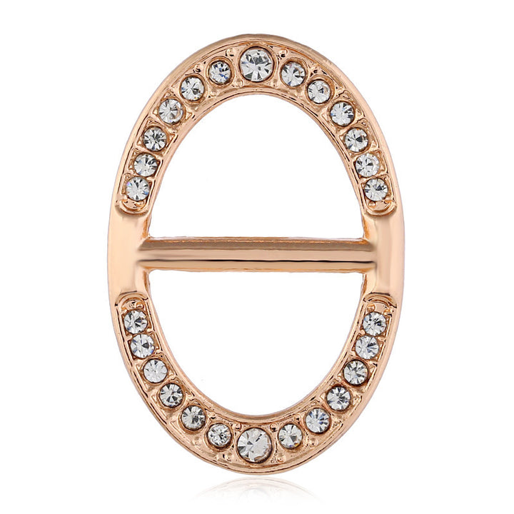 Dekorative mit Strass verzierte Brosche Karnz