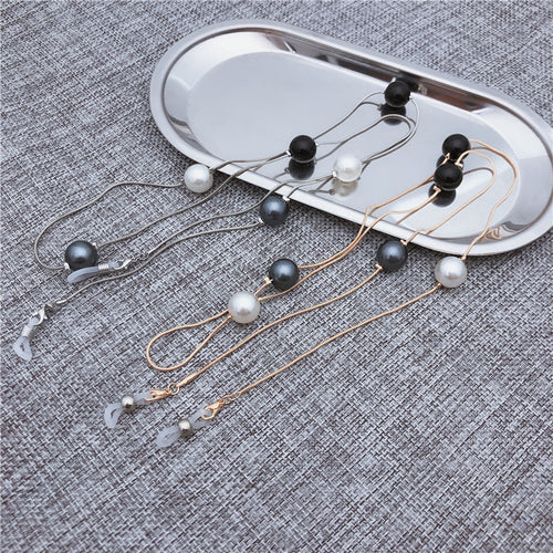 Elegante Perlenakzent Eyewear Kette Karnz