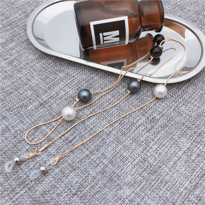 Elegante Perlenakzent Eyewear Kette Karnz
