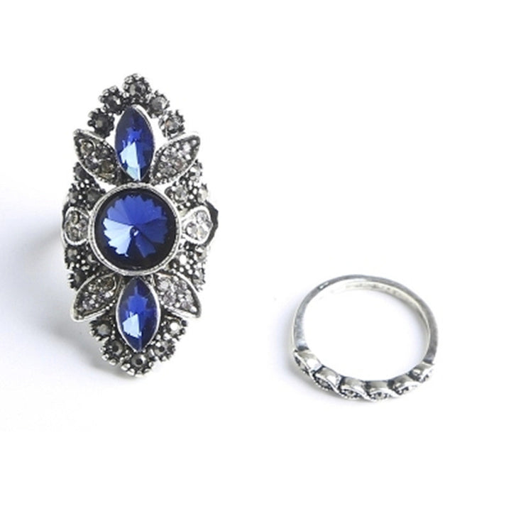 Eleganter Blatt-Design Verstellbarer Ring Karnz