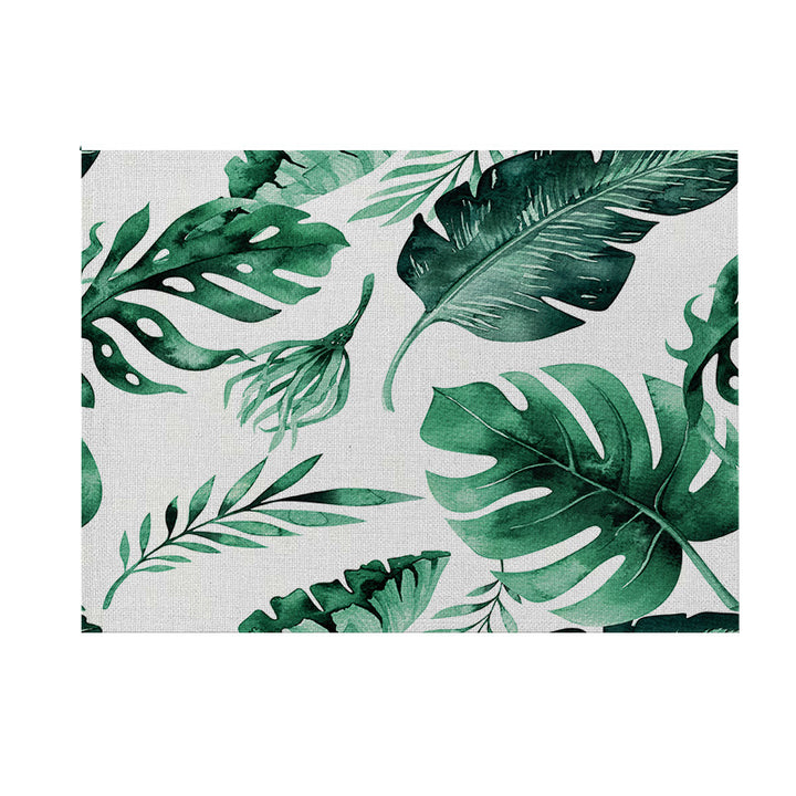 Tropisches Blatt Leinwand Wandkunstpanel