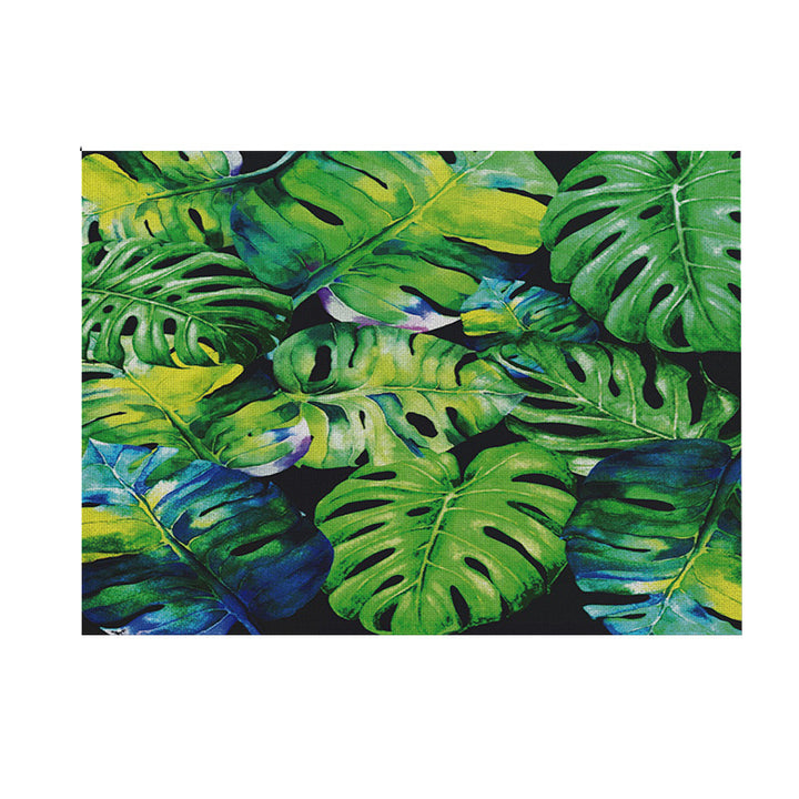 Tropisches Blatt Leinwand Wandkunstpanel