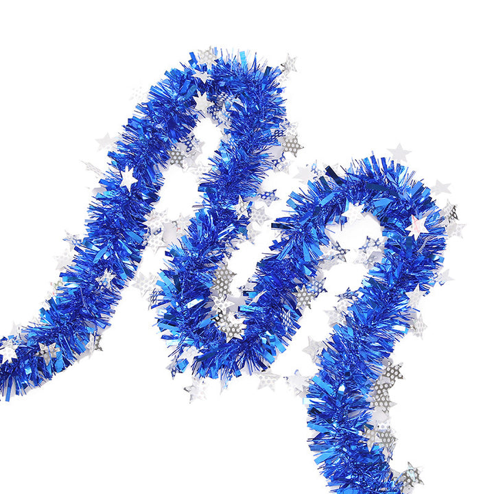 Glänzende Weihnachtsgirlande