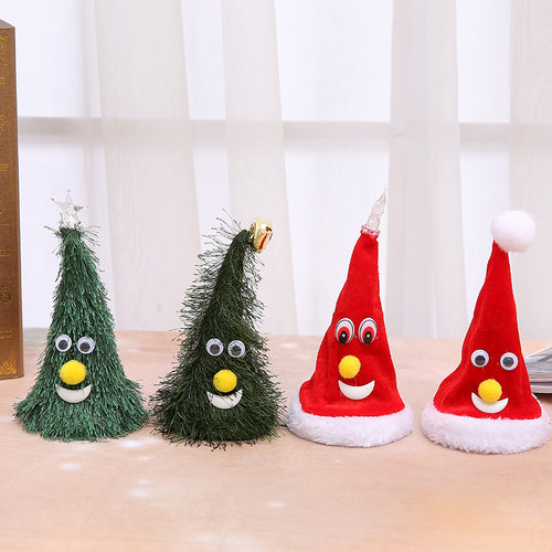 Lustige Weihnachtsmütze mit beweglichen Teilen