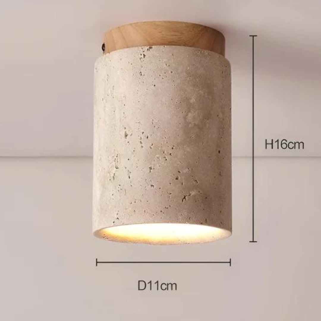 Trendige Runde Japanische Stil Deckenlampe - ZenLight | Karnz