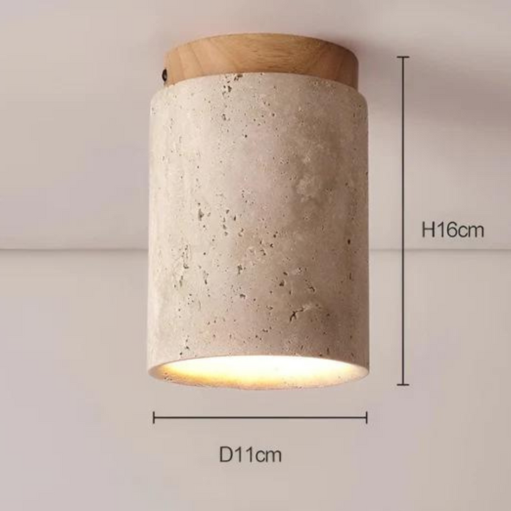 Trendige Runde Japanische Stil Deckenlampe - ZenLight | Karnz