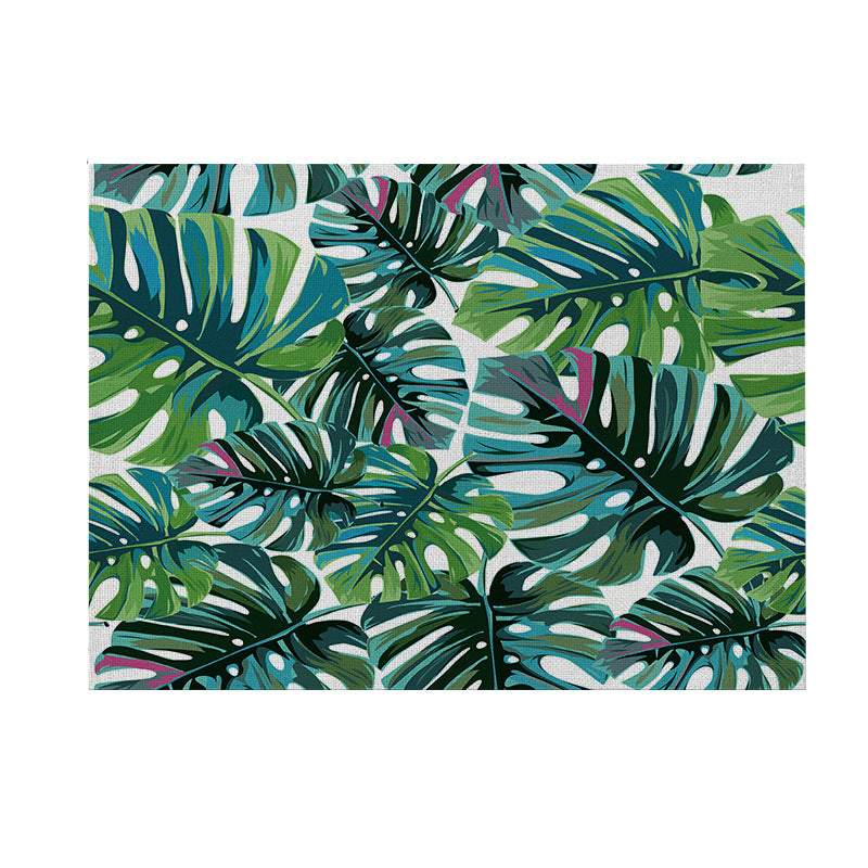 Tropisches Blatt Leinwand Wandkunstpanel