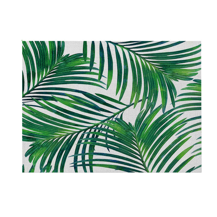 Tropisches Blatt Leinwand Wandkunstpanel