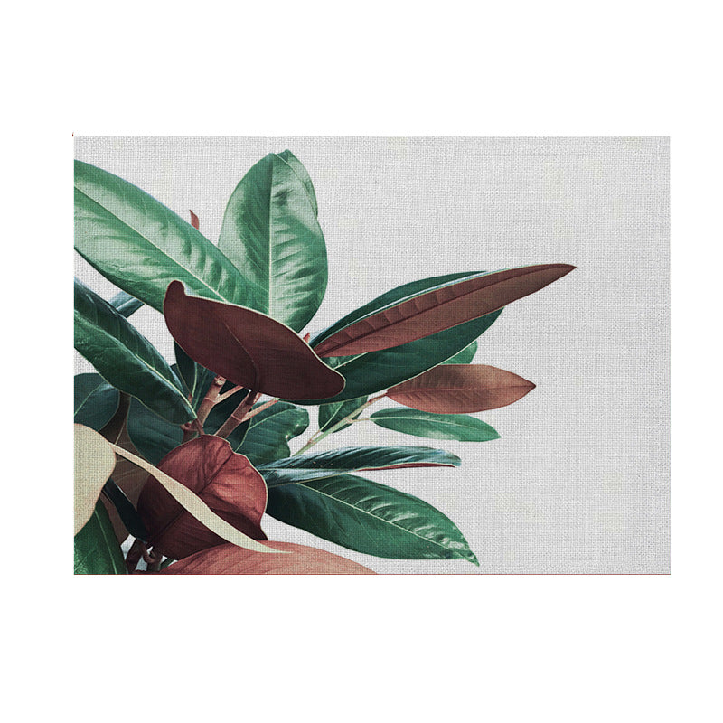 Tropisches Blatt Leinwand Wandkunstpanel