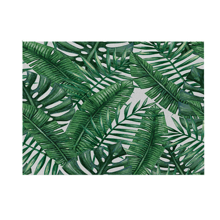 Tropisches Blatt Leinwand Wandkunstpanel