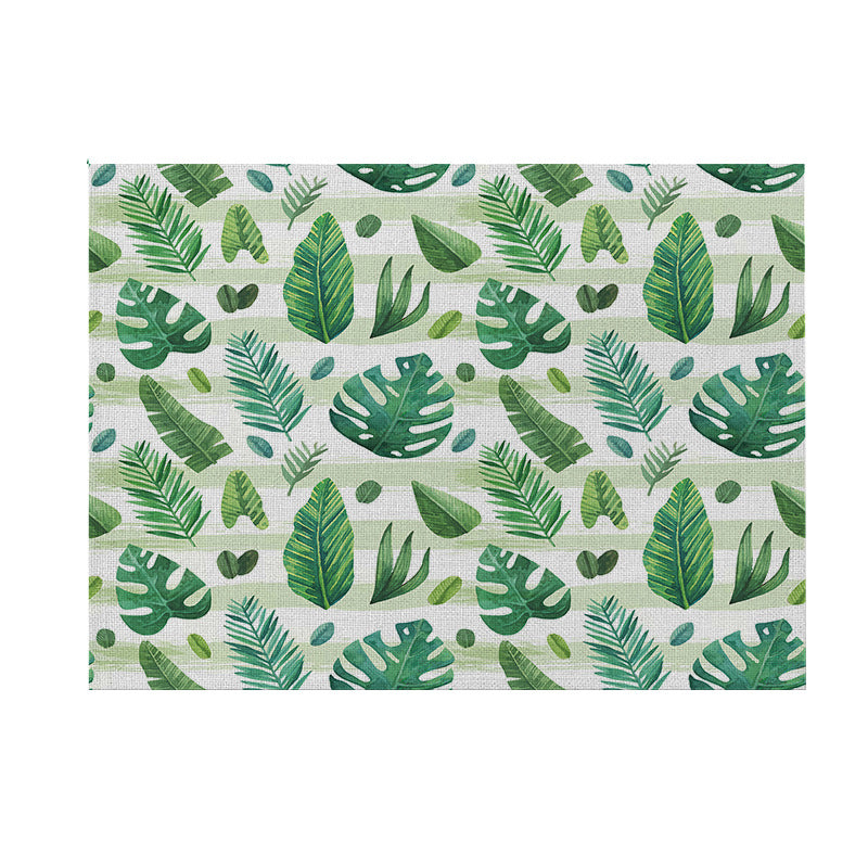 Tropisches Blatt Leinwand Wandkunstpanel