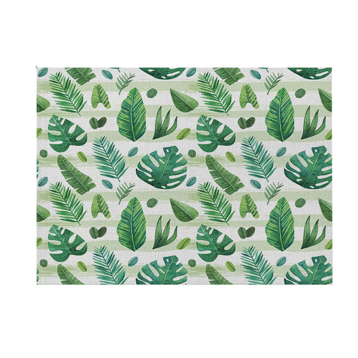 Tropisches Blatt Leinwand Wandkunstpanel