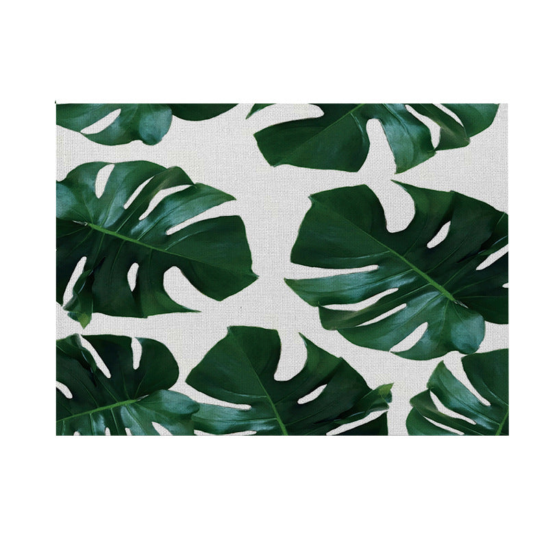 Tropisches Blatt Leinwand Wandkunstpanel