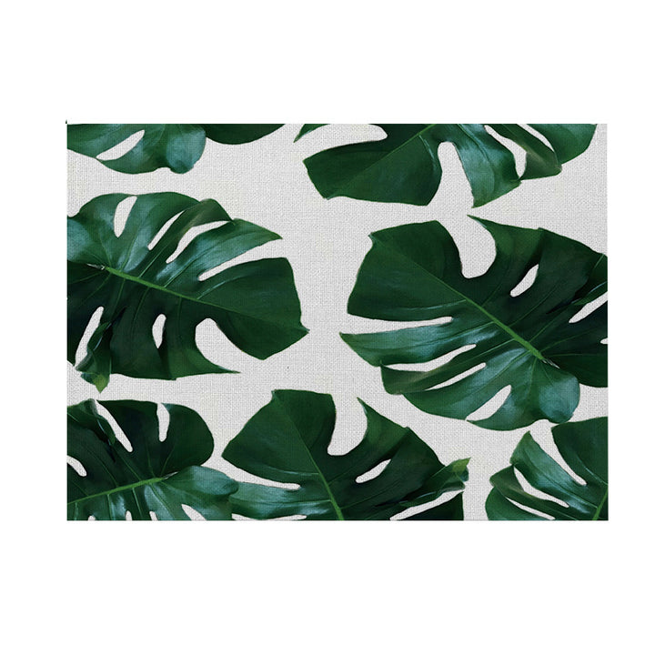 Tropisches Blatt Leinwand Wandkunstpanel