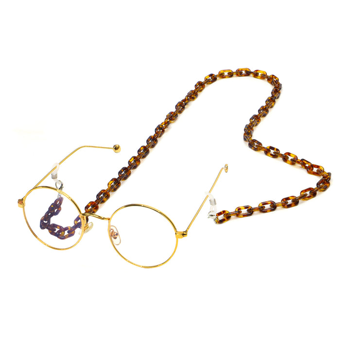 Chunky Harz Brillen Kette Karnz