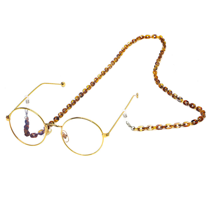 Chunky Harz Brillen Kette Karnz