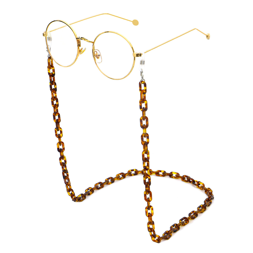 Chunky Harz Brillen Kette Karnz