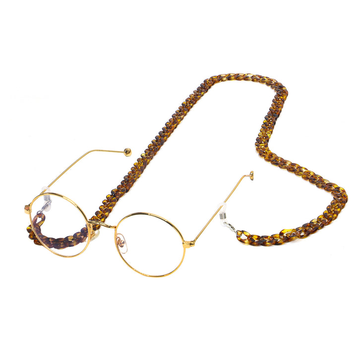 Chunky Harz Brillen Kette Karnz