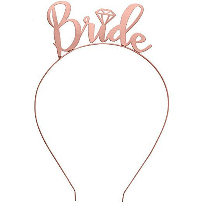 Damen Hochzeitskrone mit Schriftzug Karnz