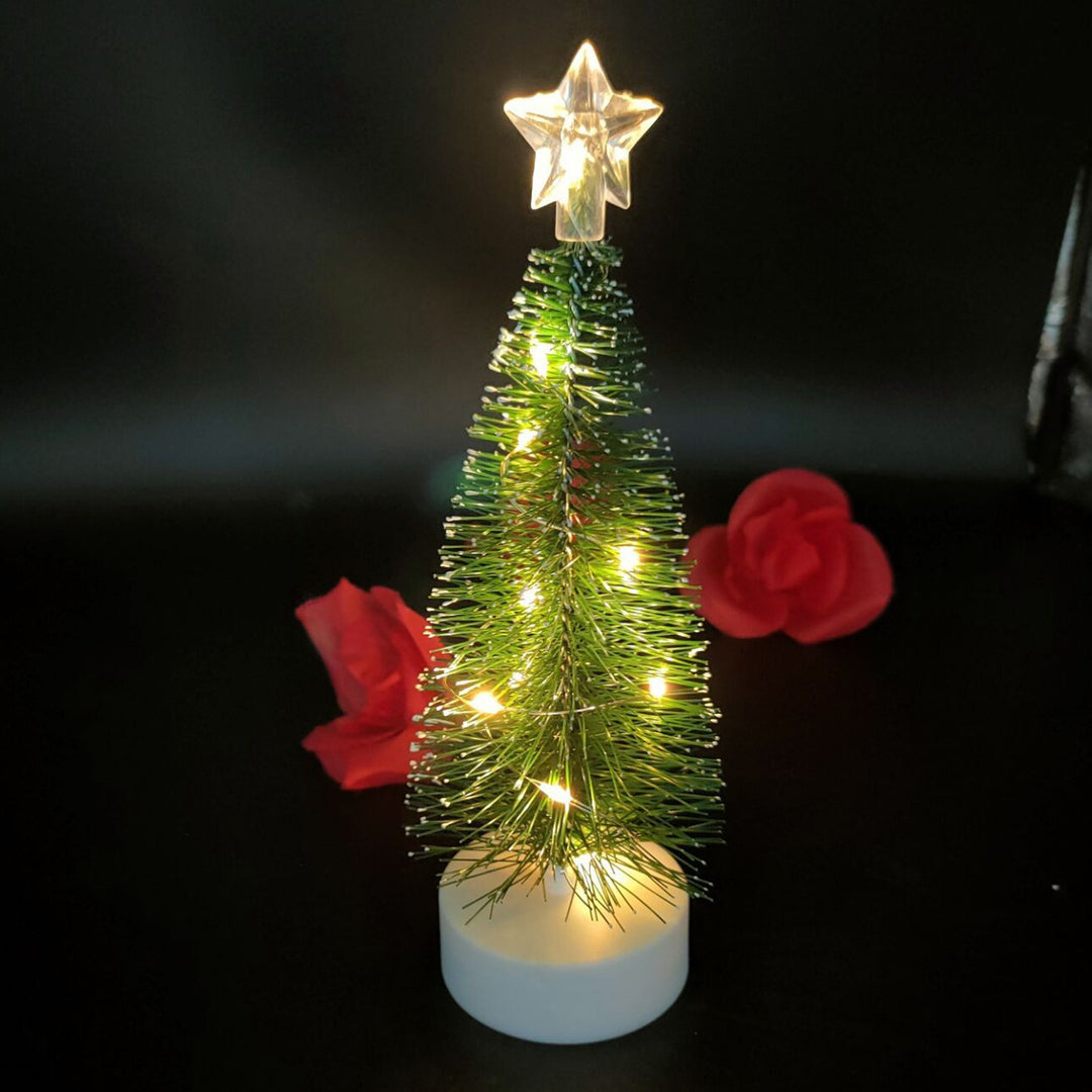 Mini-LED-Weihnachtsbaum-Tischdekoration