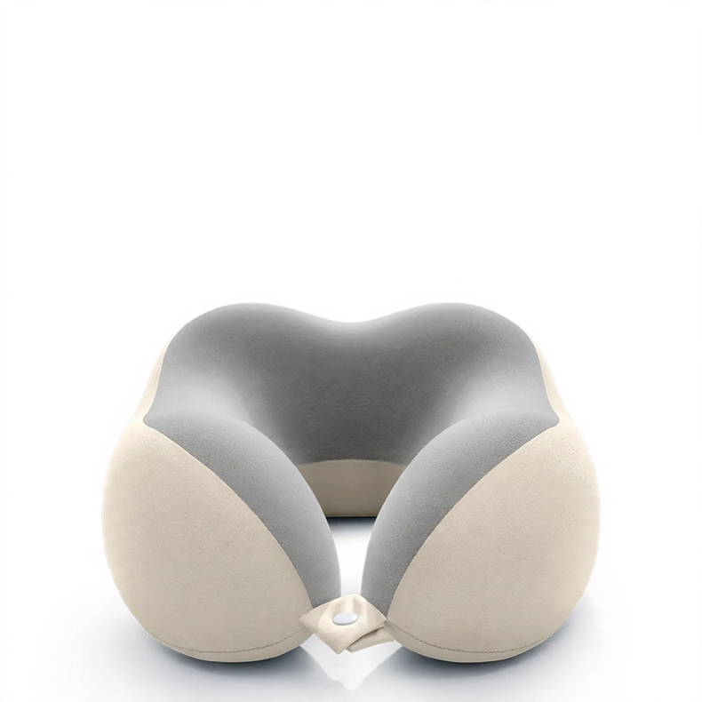 Memory-Foam U-Kissen mit 360°-Nackenstütze