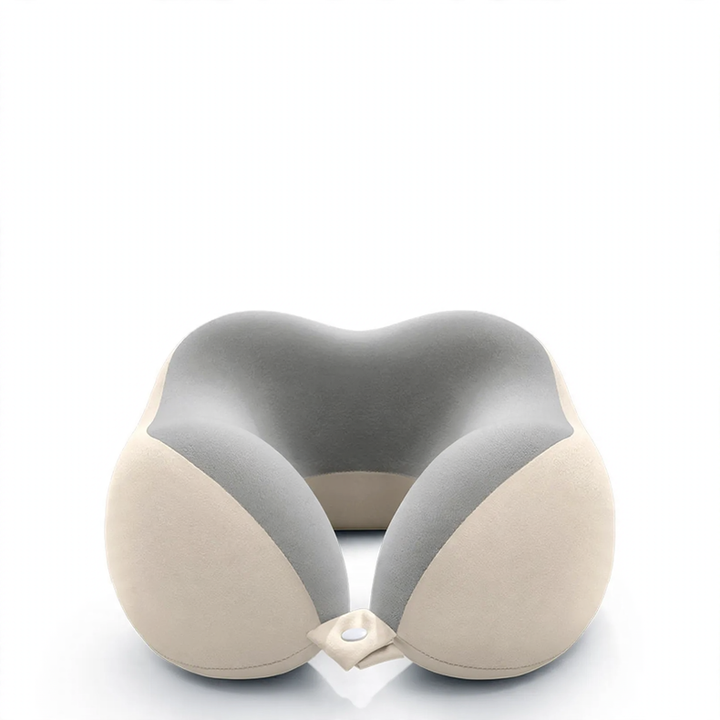Memory-Foam U-Kissen mit 360°-Nackenstütze