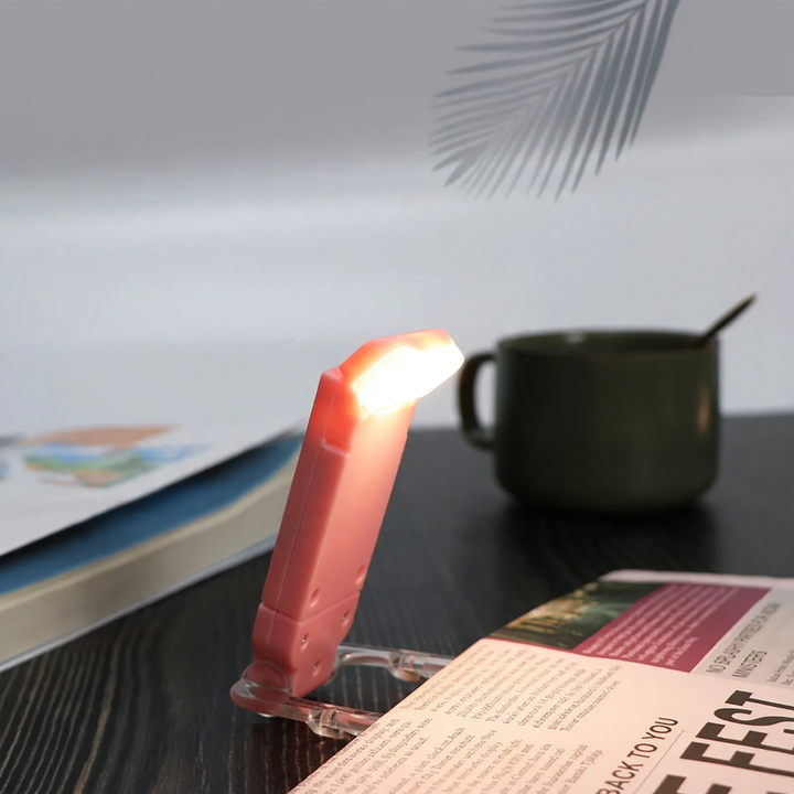 Mini-LED-Buchleuchte, faltbar, USB