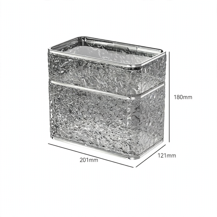 Wandmontierte Kosmetiktuchbox, Kunststoff