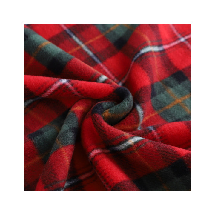 Kuscheldecke mit Karomuster, Polyester