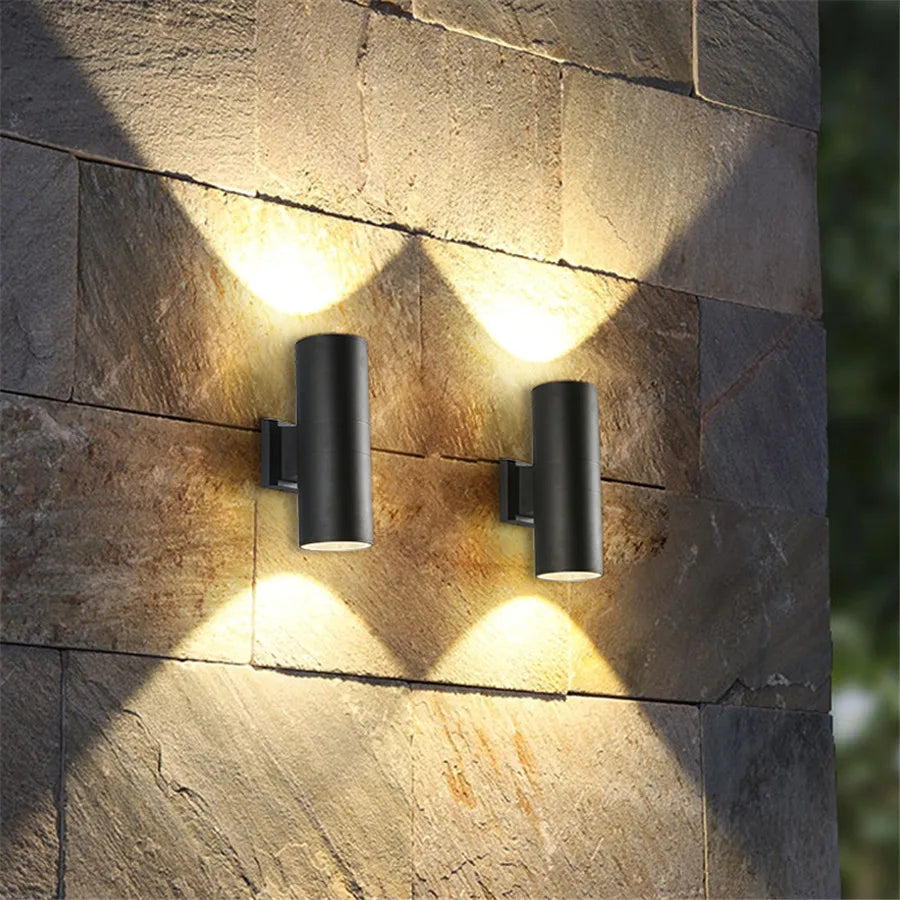 Aluminium Außenwandlampe mit LED - Modernes Licht für Garten und Terrasse | Karnz