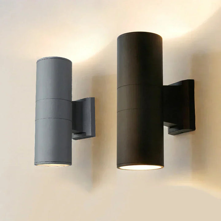 Aluminium Außenwandlampe mit LED - Modernes Licht für Garten und Terrasse | Karnz