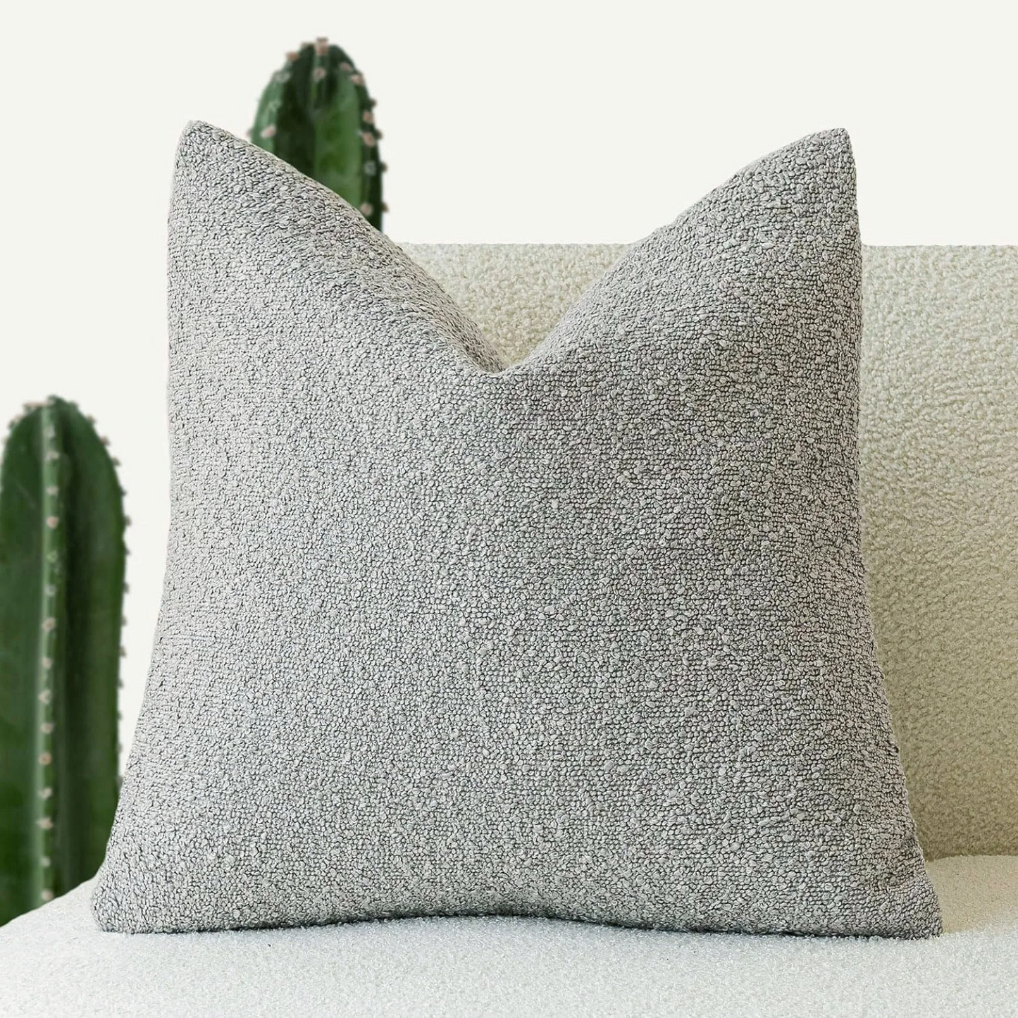 Tulum Bouclé Kissenbezug 45x45cm Dekokissen