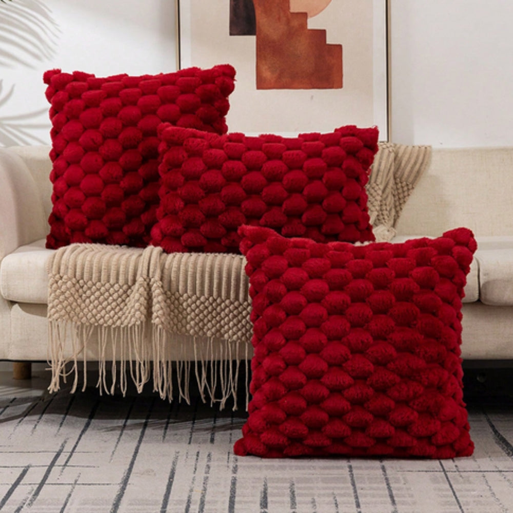 VelvetSoft Kissenbezug – Ultraweicher Plüschbezug für Sofa oder Bett | Karnz