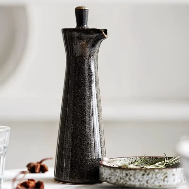 Nordische Keramikflasche für Öl und Gewürze – 120 ml