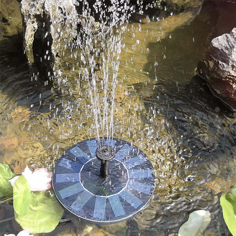Karnz | Solarbetriebenen Vogelbrunnen mit Lichtern