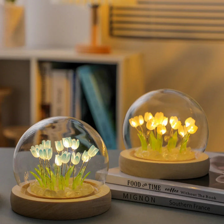 Glasglocke Tulpenlicht | Karnz
