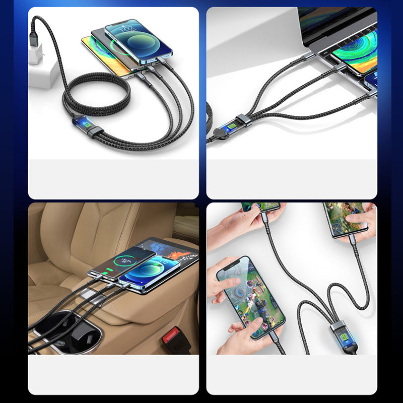 Superschnelles Lade-3-in-1-Datenkabel