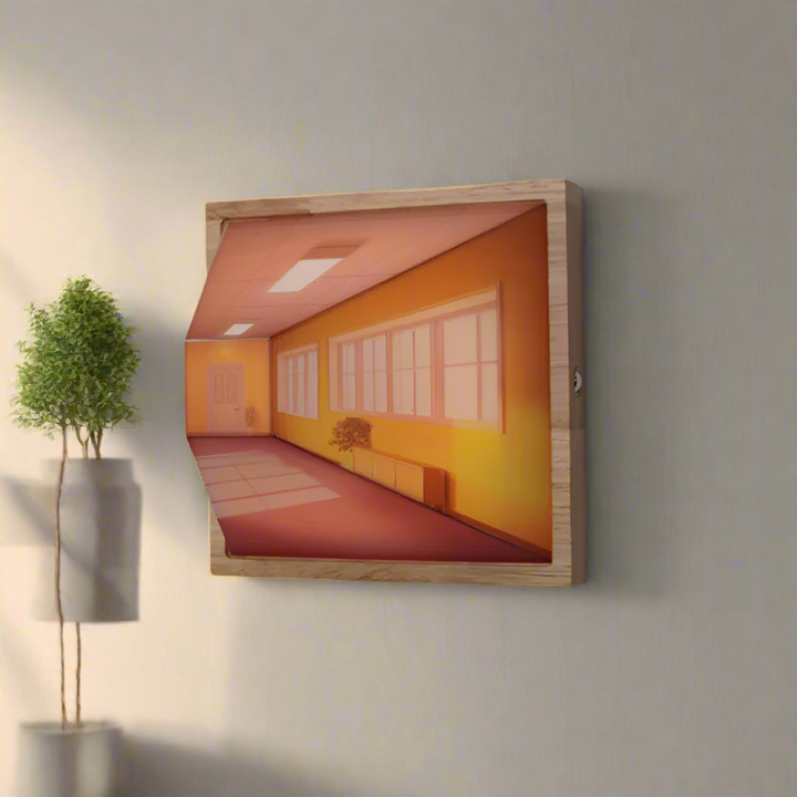 3D-Naked Eye Vision Wandlampe | Atemberaubende Wandambiente | Karnz