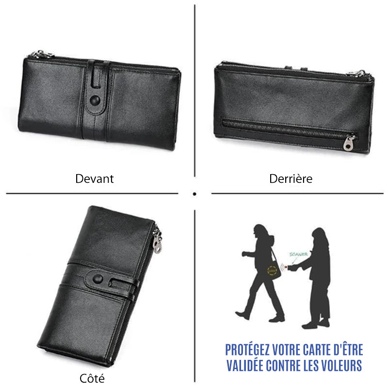 Lange Brieftasche aus echtem Leder | Karnz