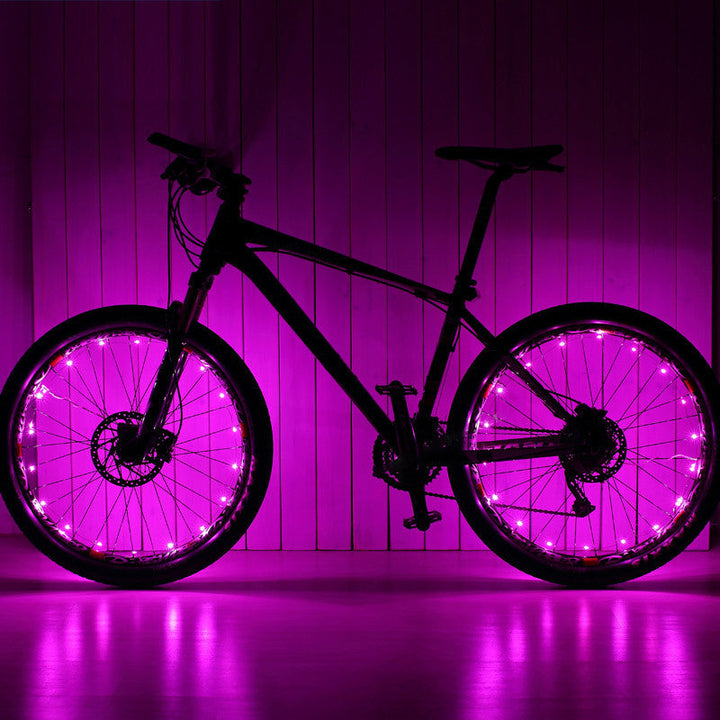 Wiederaufladbare Fahrradreifenlichter