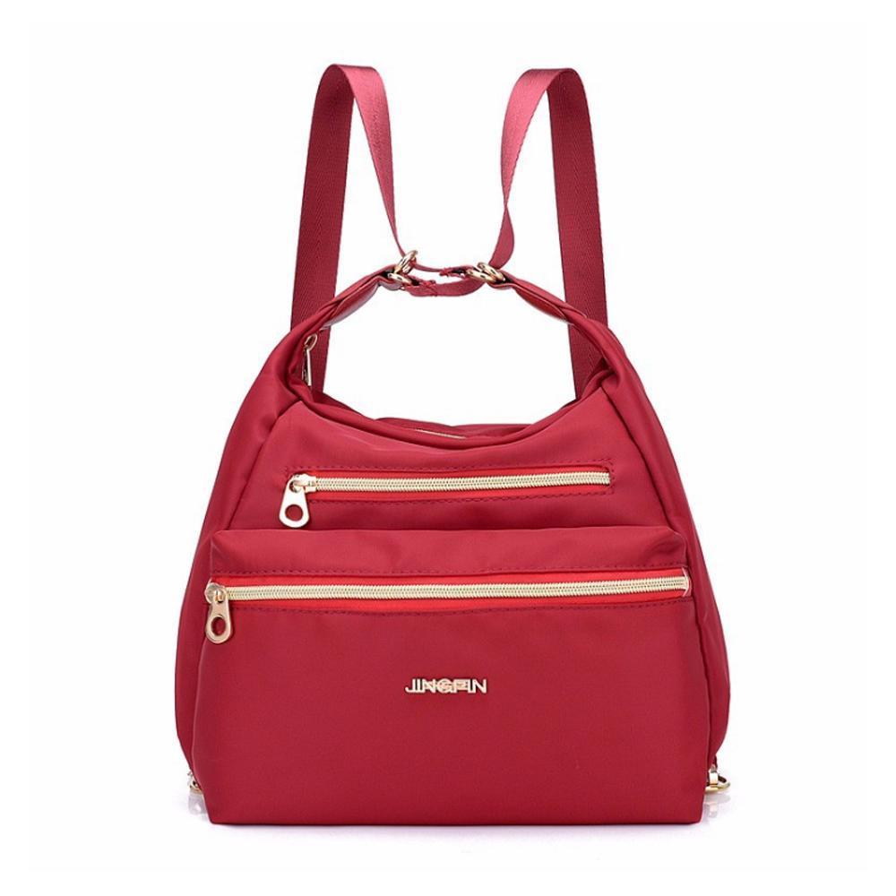 Tasche mit doppelten Reißverschlüsse, Rucksack, Handtasche und Umhängetasche | Karnz