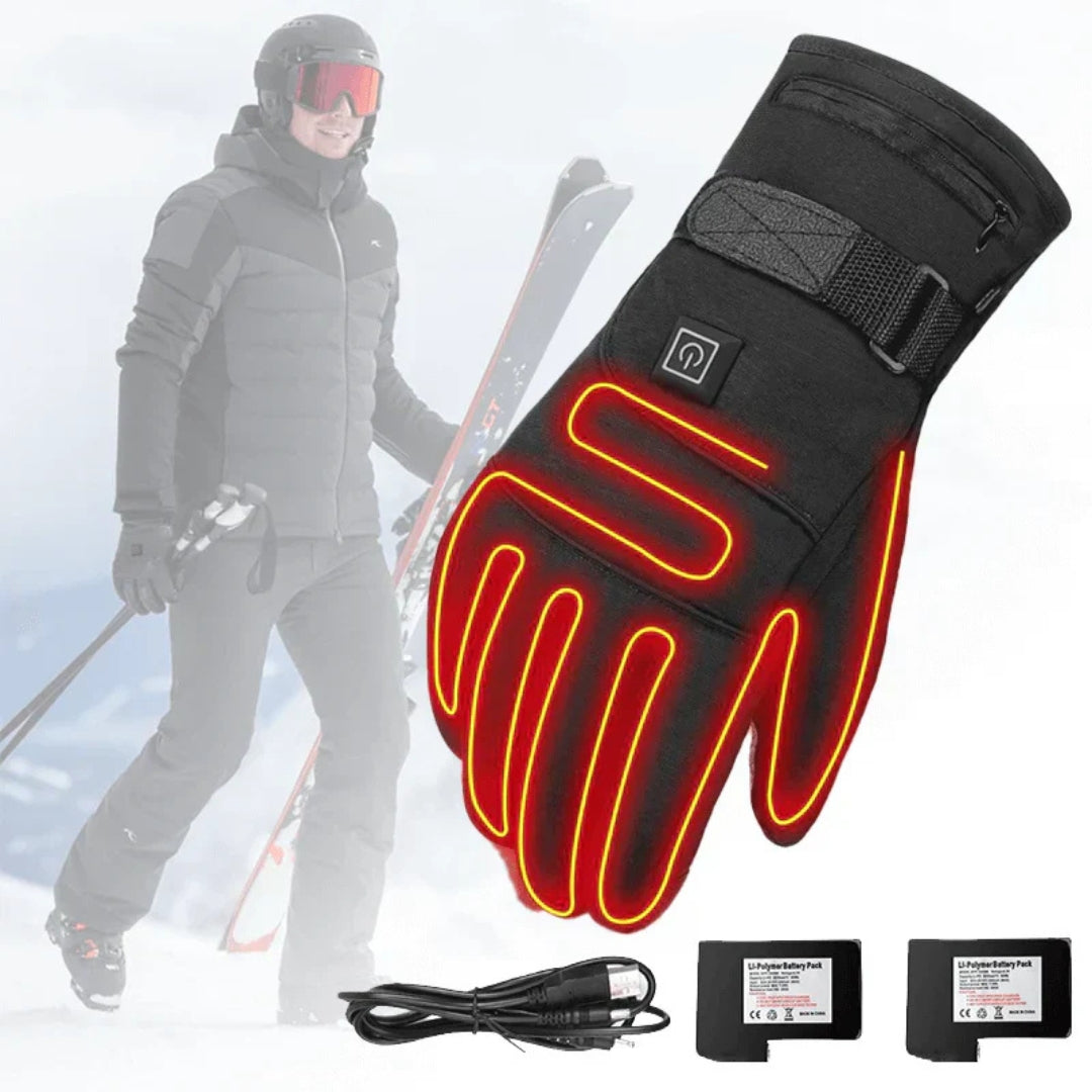 Elektrisch beheizbare Winterhandschuhe – Einstellbare Wärme und Touchscreen-kompatibel