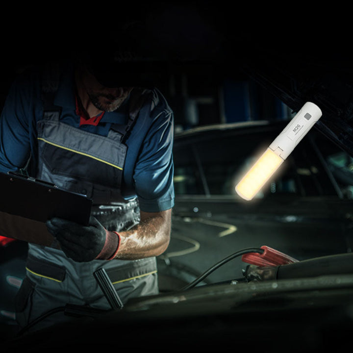 Zeitgenössische kreative Solar-Handheld-zylindrische Eisen-Acryl-LED-Außenleuchte für Außenterrassen | Karnz
