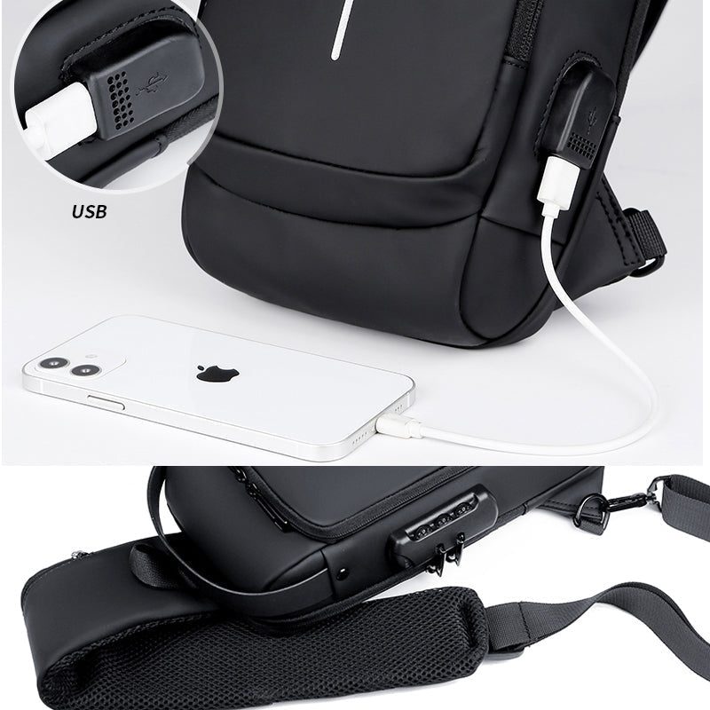 Lässige Multifunktionale Diebstahlsichere Brusttasche für Herren | Karnz