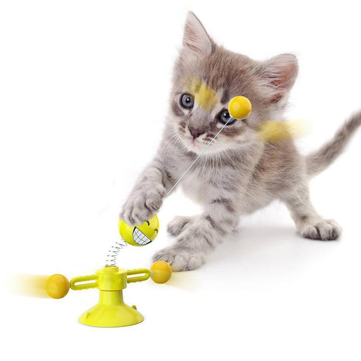 Multifunktionales Drehspielzeug für Katzen | Karnz