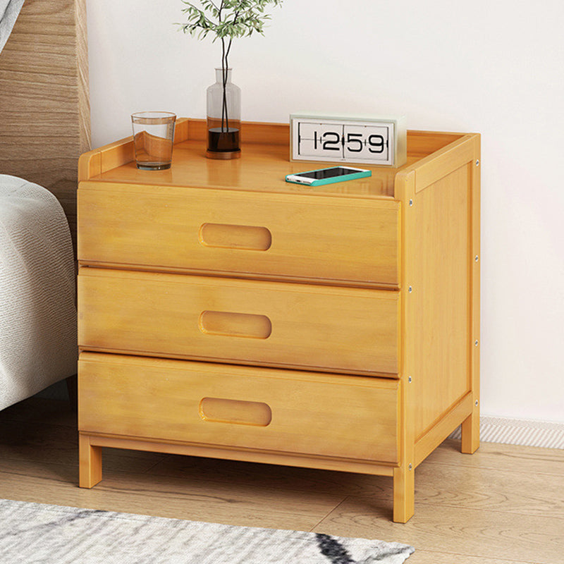 Sandsberg | BambooLux Nachttisch | Minimalistisches Bambus-Design | 1-2 Schubladen | Nachhaltig & Funktional für das Schlafzimmer
