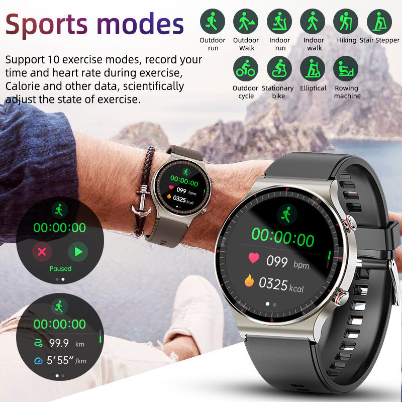 Sandsberg | Gesundheits-Smartwatch | EKG, SpO2 & Herzfrequenz